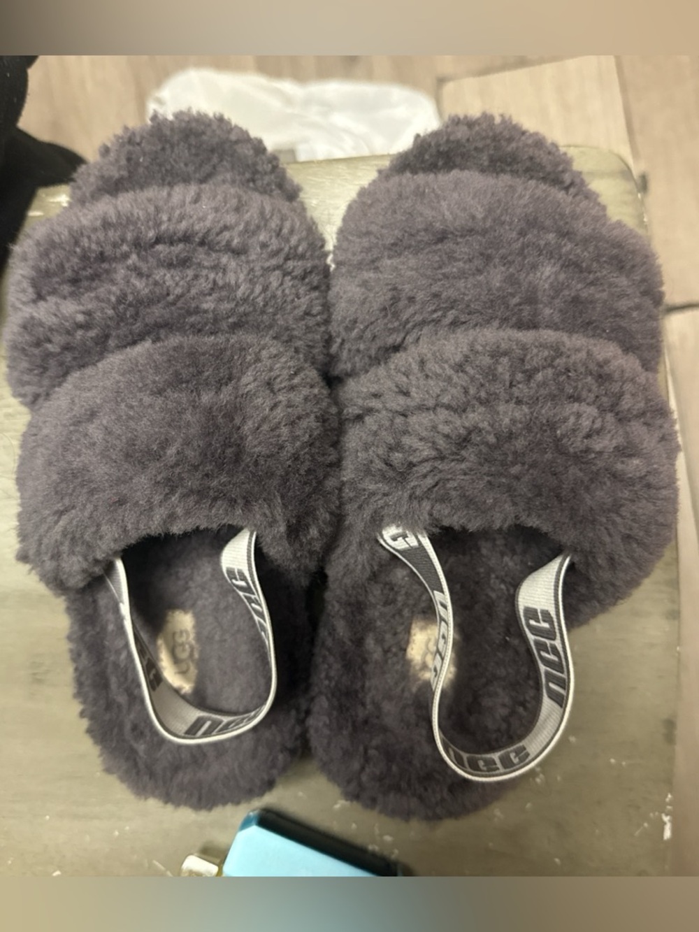 UGG Charcoal Slides